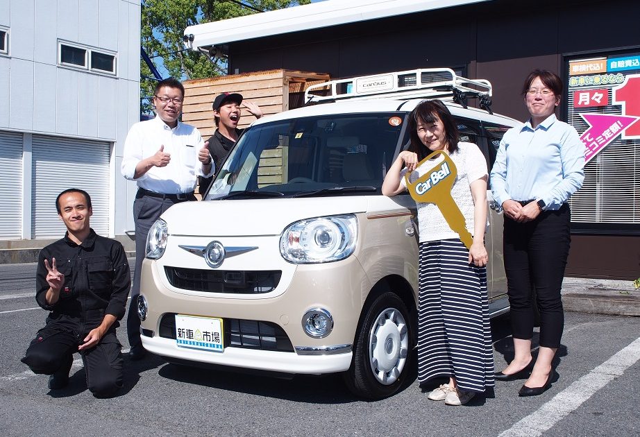 ムーヴキャンバスご購入ありがとうございました O 軽ショップm カーオーダーm ムーヴキャンバスご購入ありがとうございました O 軽ショップm カーオーダーm