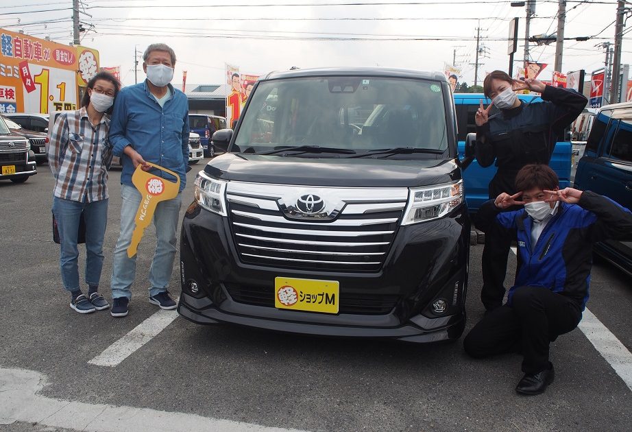 ルーミーのご購入ありがとうございました O 軽ショップm カーオーダーm